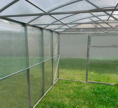 теплица домик арка