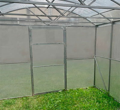 теплица домик арка