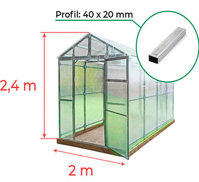 теплица домик мини