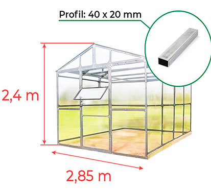 теплица домик
