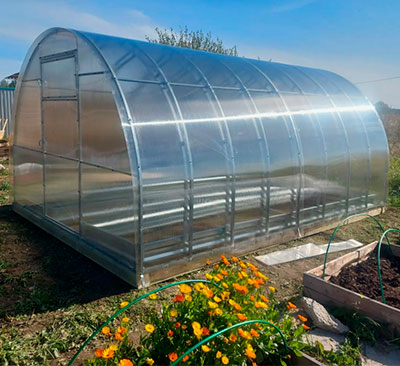 теплица двойная дуга