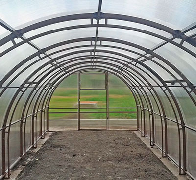 теплица двойная дуга