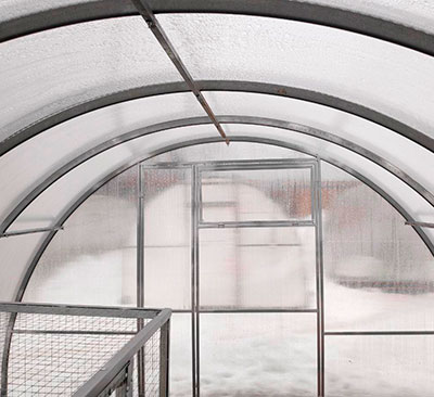 теплица широкая